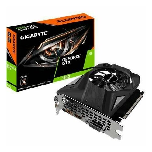 Видеокарта Gigabyte PCIE16 GTX1650 4GB GDDR6 GV-N1656OC-4GD 2159400₽