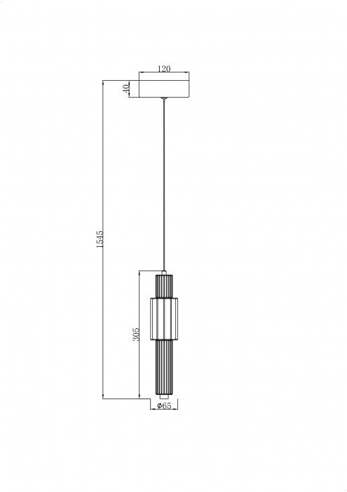 Maytoni Подвесной светильник Verticale MOD308PL-L9CH3K