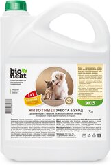 Bioneat Средство для дезинфекции и устранения запахов "Животные", 3л