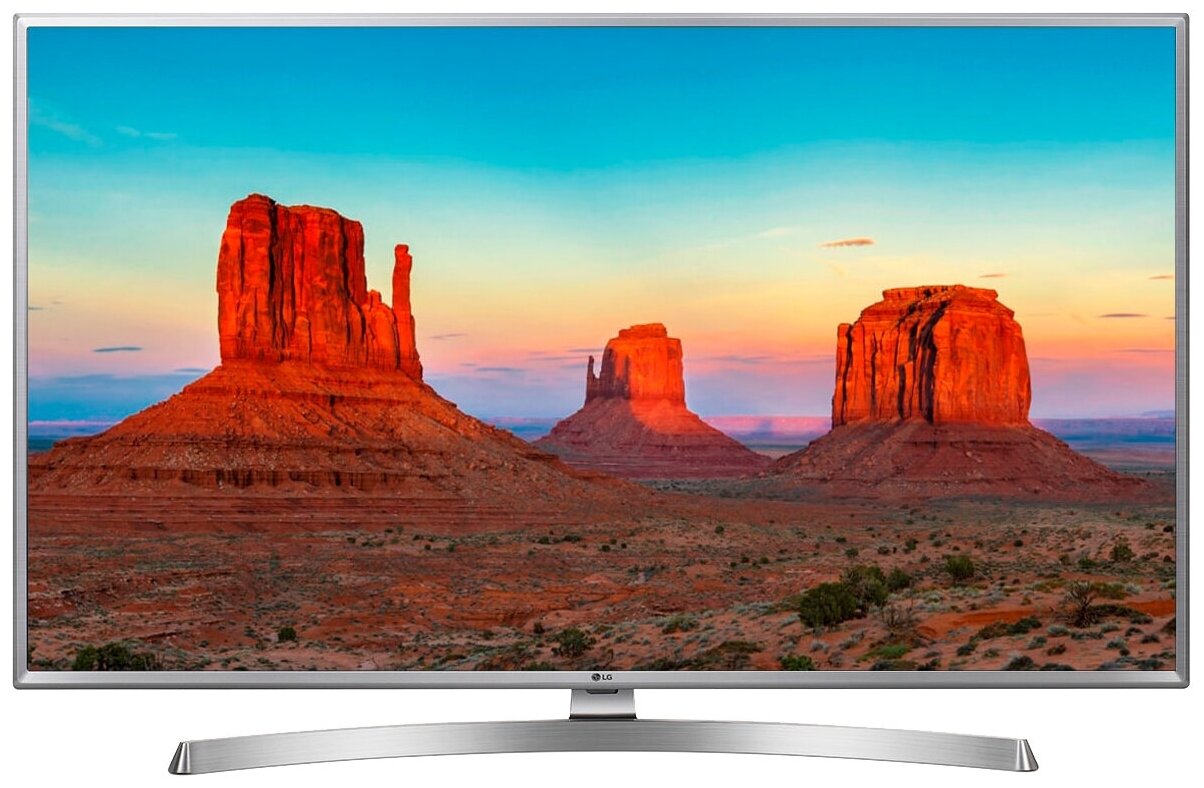 43" Телевизор LG 43UK6550 2018 LED, HDR, серый