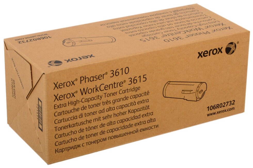 Картридж Xerox 106R02732, 25300 стр, черный