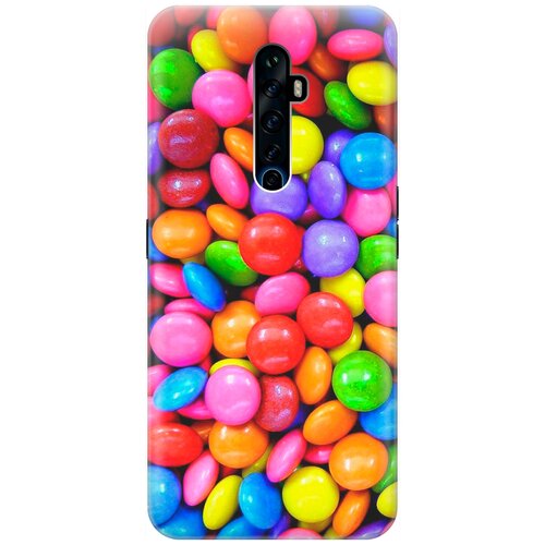 фото Re:pa накладка transparent для oppo reno2 z с принтом "цветные драже"