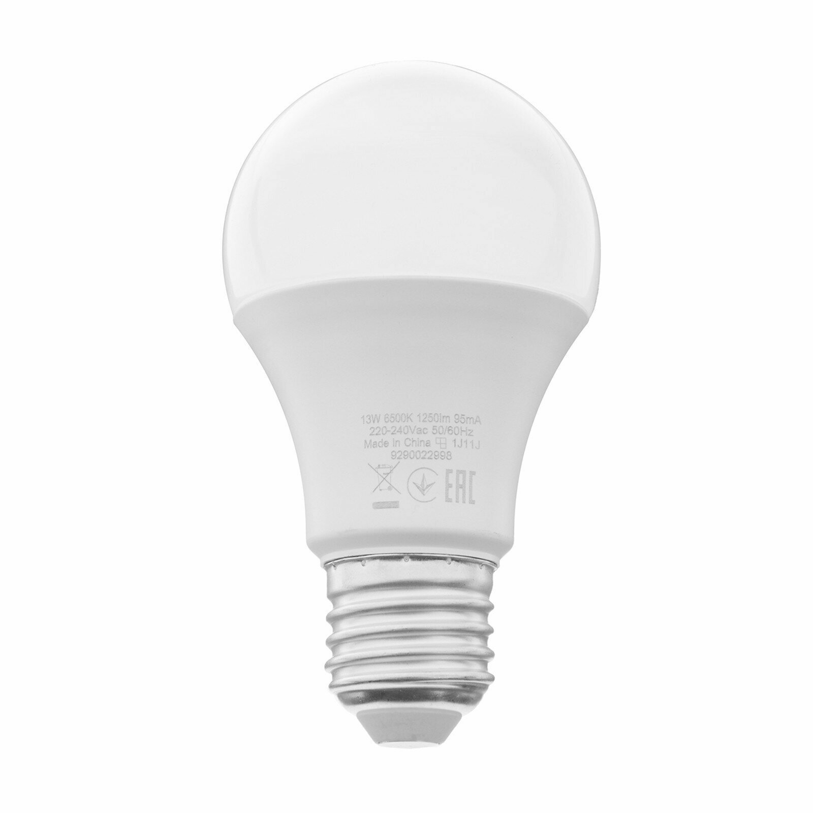 Лампа светодиодная Philips Ecohome Bulb 865, E27, 13 Вт, 6500 К, 1250 Лм, груша 7673400 - фотография № 4