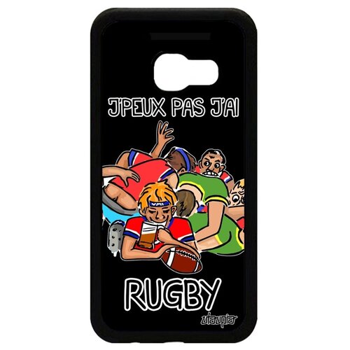 фото Чехол на телефон galaxy a3 2017, "не могу - у меня регби!" повод карикатура utaupia