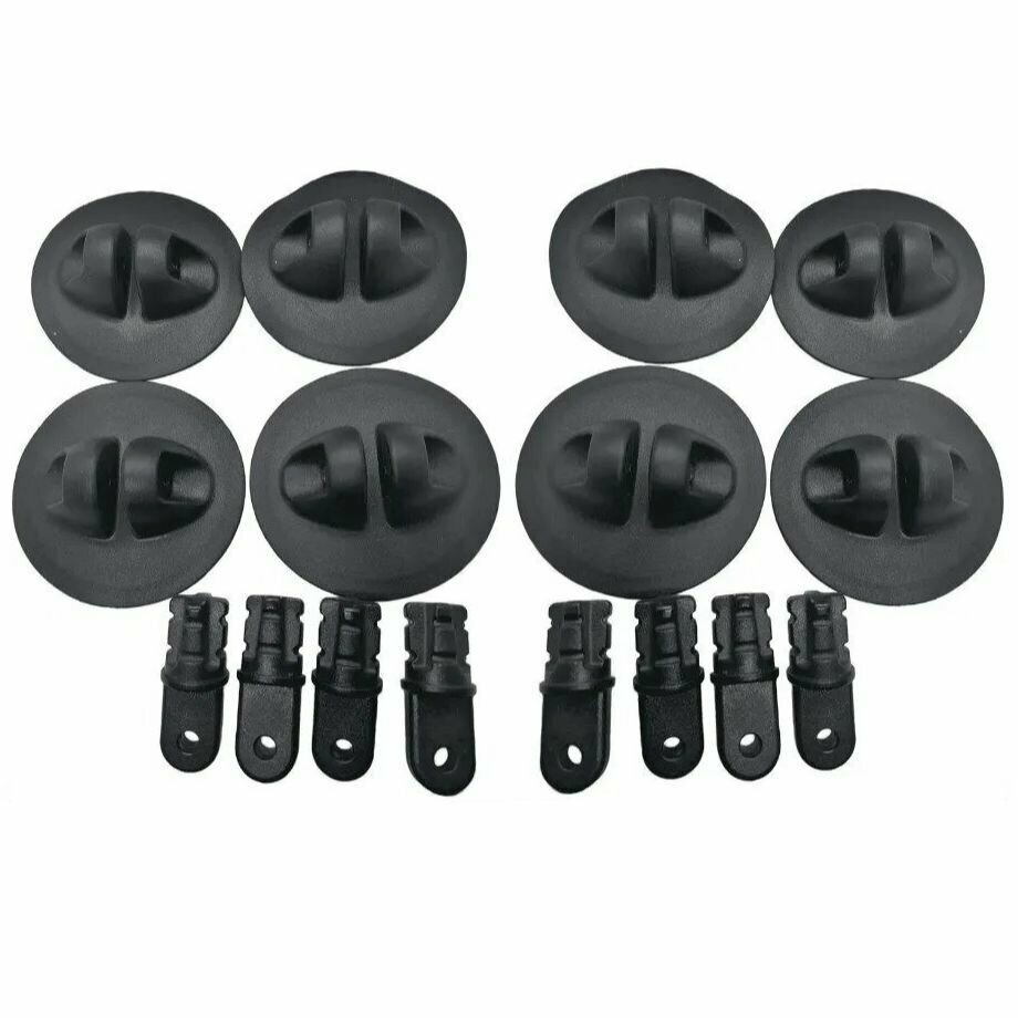 фото Крепление тента опора на лодку пвх с наконечниками 19 мм (комплект 8 шт.)