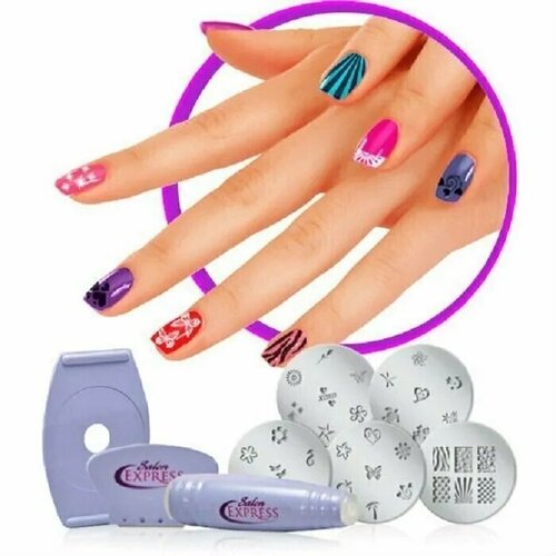 Набор для печати на ногтях в домашних условиях TV-014/Для создания профессиональных узоров на ногтях