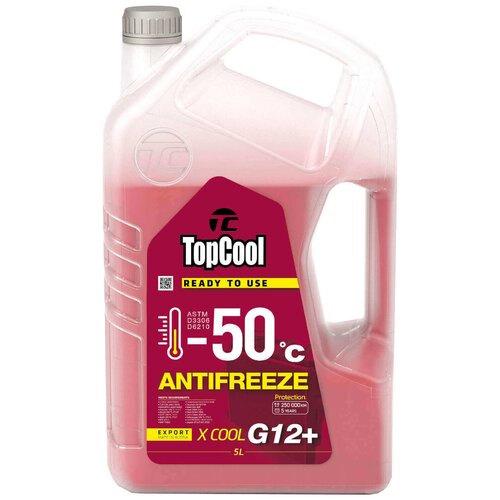 TopCool Antifreeze Х cool -50 C 5л. (розовый) G12+