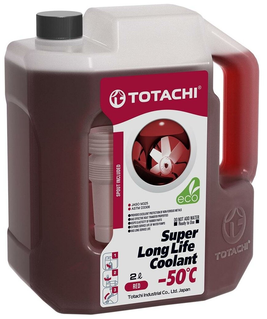 Антифриз Totachi Super Llc Red G12+ Готовый -50c Красный 2 Л 4589904520792 TOTACHI арт. 41902