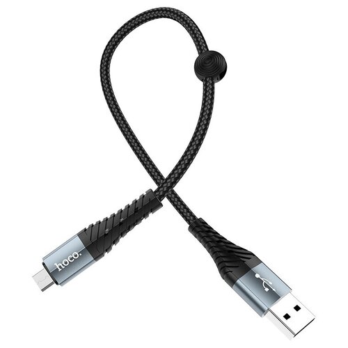 Hoco X38 Cool USB - microUSB, 0.25 м, черный
