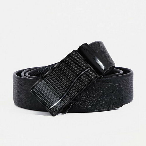 фото Ремень сима-ленд, размер 120, черный сима-лэнд