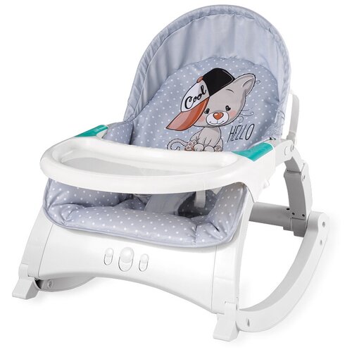 качалка Alex со столиком Зеленый/Frosty Green Stars