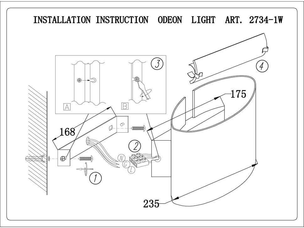 Бра Odeon Light 2734/1W - фотография № 4