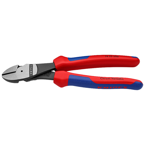 Бокорезы Knipex 74 22 200 200 мм красный/синий бокорезы knipex 74 21 200 200 мм красный