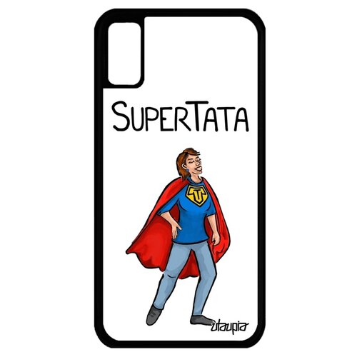 фото Чехол для apple iphone xs, "супертетя" шутка семья utaupia