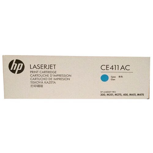 Картридж HP CE411AC, 2600 стр, голубой