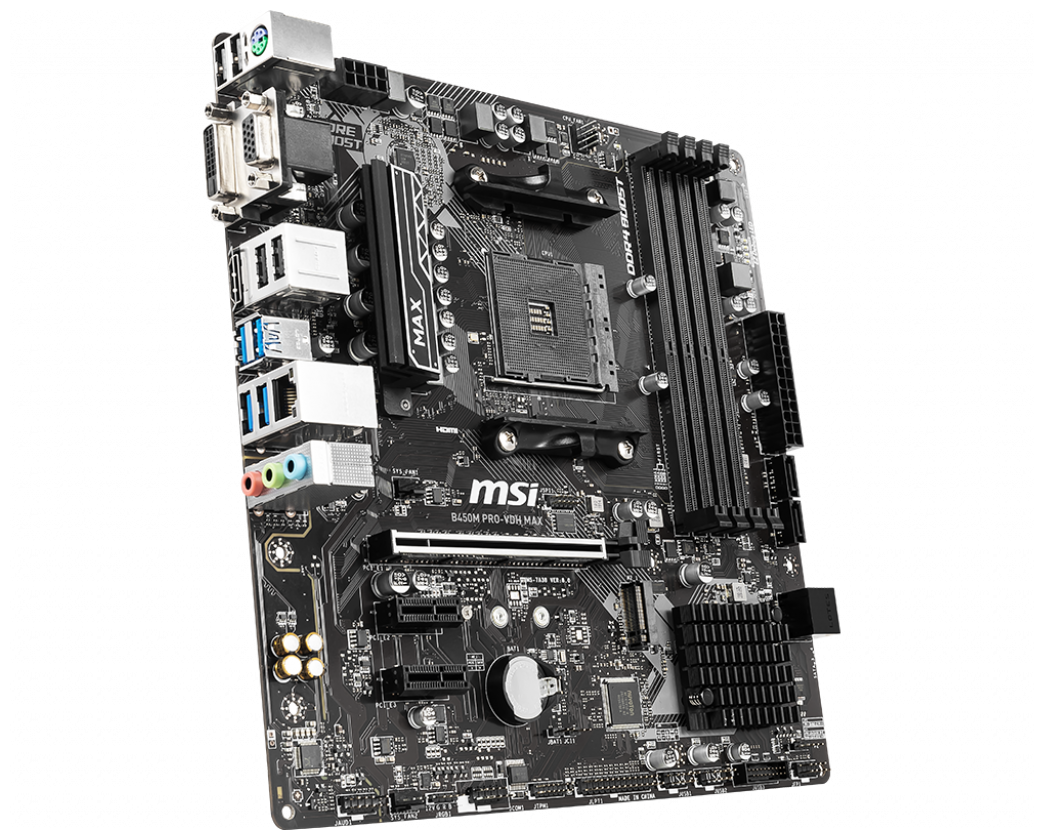 Материнская плата Msi B450M PRO-VDH MAX