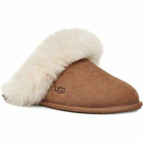 Тапочки UGG, размер 36, коричневый