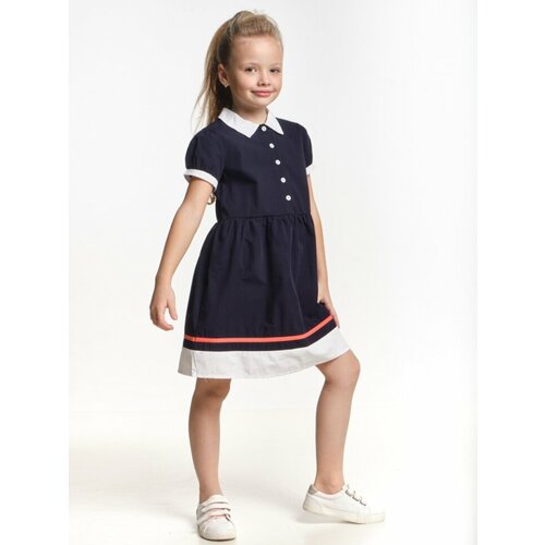 Платье Mini Maxi, хлопок, размер 104, синий