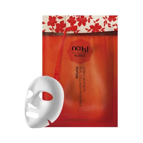 фото No:hj korea aesthetic real collagen mask pack peptide омолаживающая маска с коллагеном и пептидами