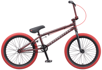 Велосипед BMX TechTeam Grasshopper (2020) черный/красный 20.5" (требует финальной сборки)