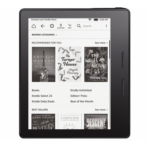 Электронная книга Amazon Kindle Oasis 8Gb, графитовый