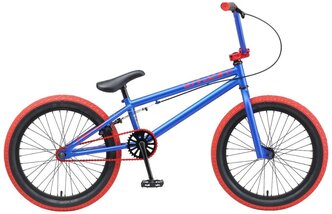 Велосипед BMX TechTeam Mack (2020) синий/красный 21" (требует финальной сборки)