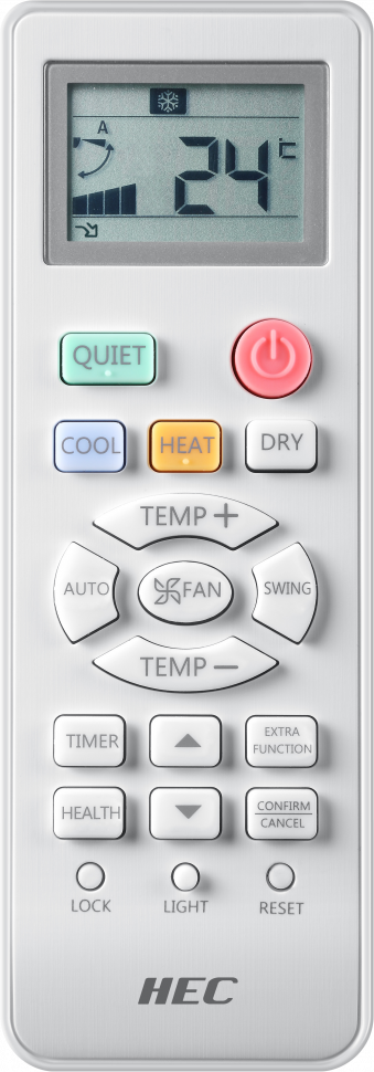 Сплит-система HEC HEC-12HRAL03/R3 серия Base on/off - фотография № 5