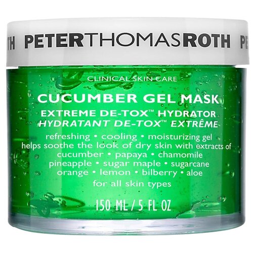 Peter Thomas Roth Cucumber Gel Mask Увлажняющая гель-маска с экстрактом огурца, 150 мл