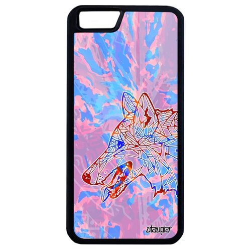 фото Чехол на телефон apple iphone 6 6s plus, "волк" злой одинокий utaupia