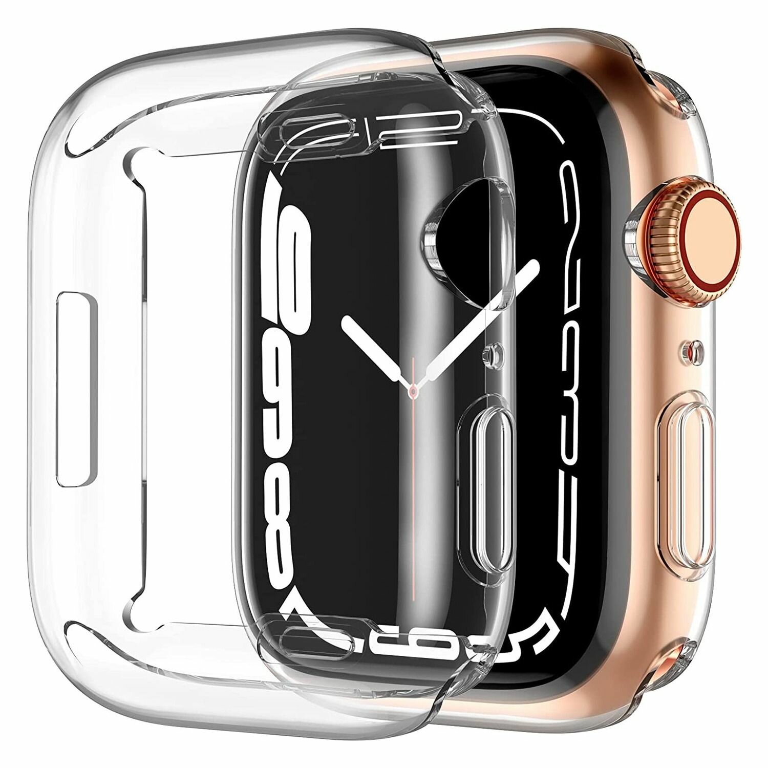 Защитный чехол для Apple Watch Series 8 45мм - прозрачный