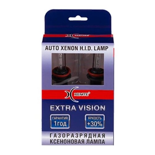 фото Лампа автомобильная ксеноновая xenite extra vision 1004095 h11 12/24v 35w 2 шт.