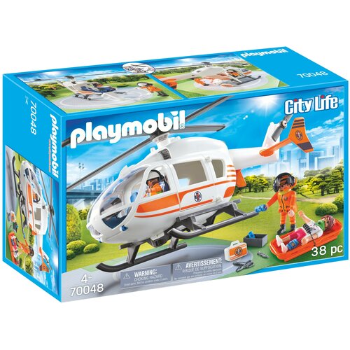 Конструктор Playmobil City Life 70048 Спасательный вертолет