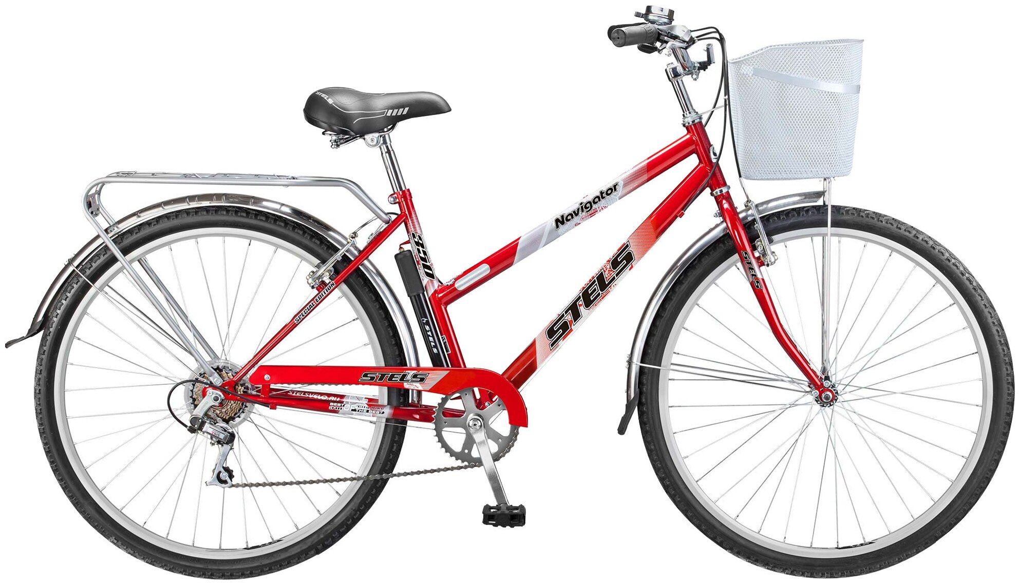 Велосипед Stels Navigator 350 Lady Z010 (2018) Размер рамы: 20 Цвет: Красный