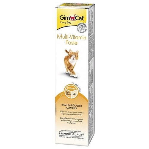 Витамины GimCat Multi-Vitamin Paste , 1 шт. в уп. beaphar multi vitamin paste duo dog 100g