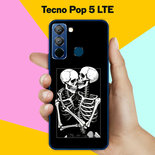 Силиконовый чехол на Tecno Pop 5 LTE Скелеты / для Техно Поп 5 ЛТЕ силиконовый чехол на tecno pop 5 техно поп 5 медведь