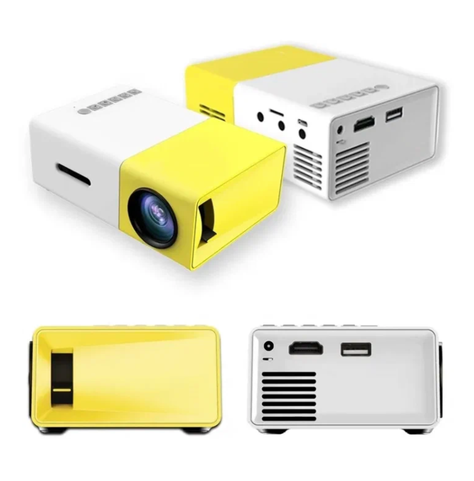 Портативный мультимедийный мини проектор LED Projector