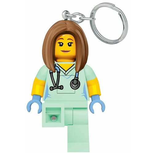 Брелок-фонарик LEGO Nurse брелок фонарик lego lgl ke119 hot dog man