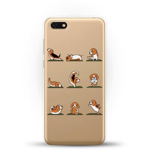 фото Силиконовый чехол зарядка от биглей на huawei y5 lite (2018) andy & paul