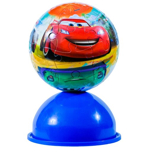 3d пазл step puzzle stepball disney принцессы 98102 24 дет 12 см 3D-пазл Step puzzle Disney Тачки (98100), 24 дет.