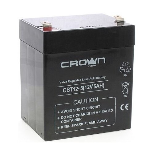 Аккумуляторная батарея Crown СВТ-12-5 12В 5 А·ч
