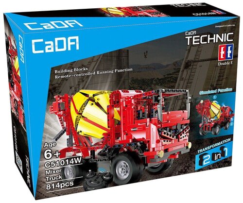 Конструктор Double Eagle CaDA Technic C51014W Цементовоз, 814 дет.