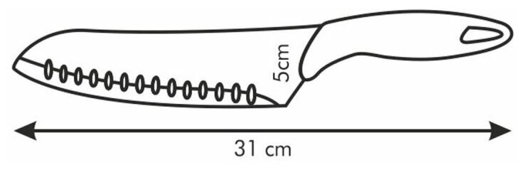 Нож японский Tescoma PRESTO 20 см (863049)