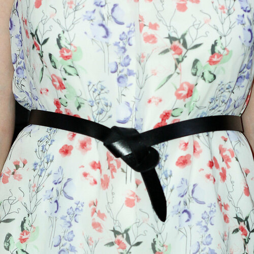 фото Ремень натуральная кожа, длина 120 см., бежевый фаворит