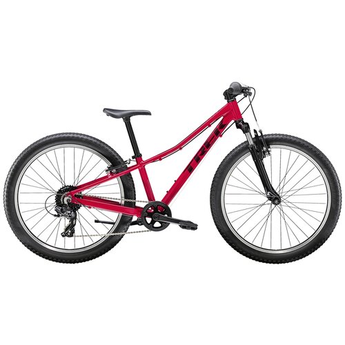 фото Подростковый горный (mtb) велосипед trek precaliber 24 8-speed suspension (2021) magenta 11.8" (требует финальной сборки)