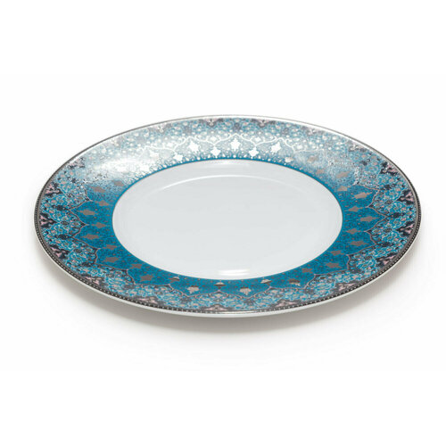 Тарелка десертная 24 см Deshoulieres DHARA BLUE