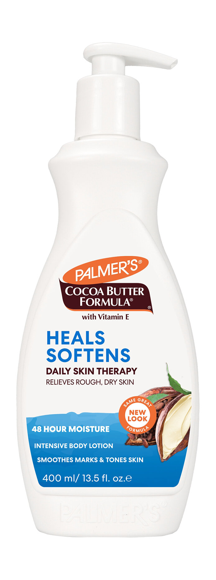 Palmer's Лосьон для тела Daily Skin Therapy увлажняющий для кожи с маслом какао и витамином Е, 400 мл