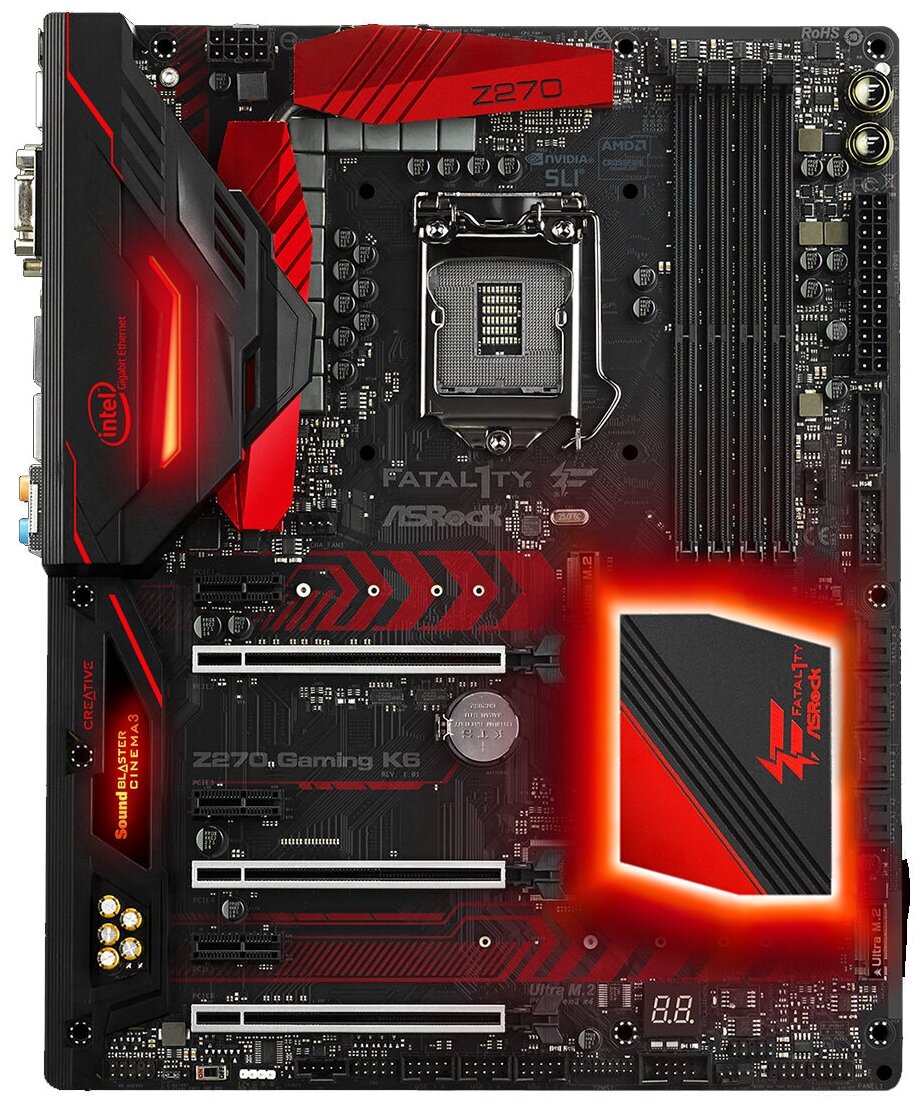 Материнская плата ASRock Fatal1ty Z270 Gaming K6