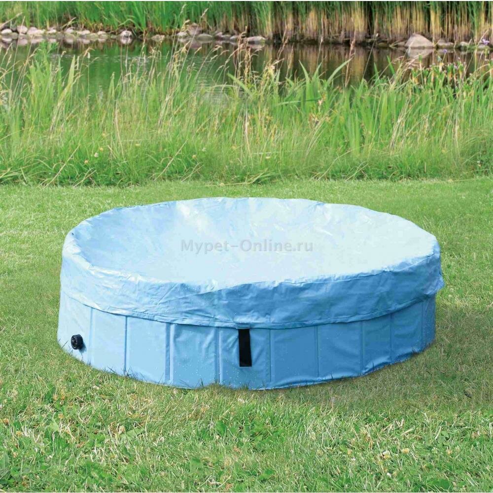 Крышка на бассейна для собак Trixie, размер 160см, светло-голубой