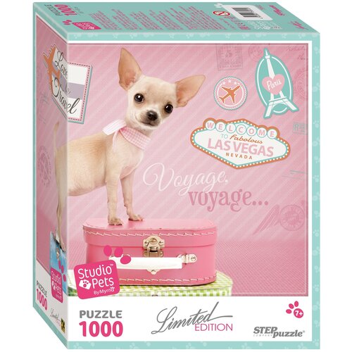 Пазл Step puzzle Limited Edition Studio Pets by Myrna Щенок (79902), 1000 дет., 15.3х19х6.7 см пазл step puzzle limited edition найди 12 волков 79806 1000 дет