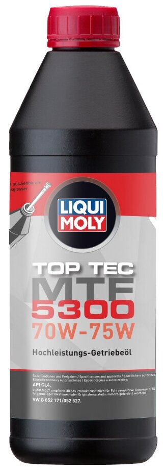 21359 Top Tec MTF 5300 70W-75W НС-синтетическое трансмиссионное масло, 1л